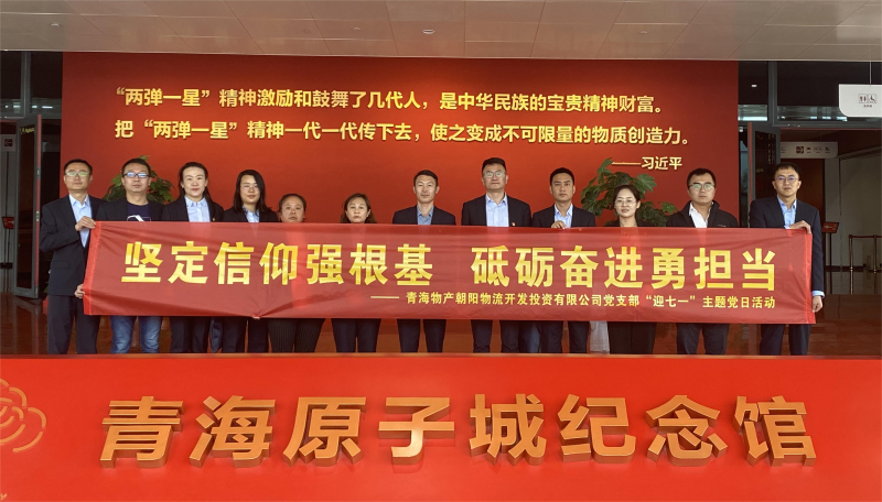 堅定信仰強根基，砥礪奮進勇?lián)?朝物開投公司黨支部開展迎“七一”主題黨日活動